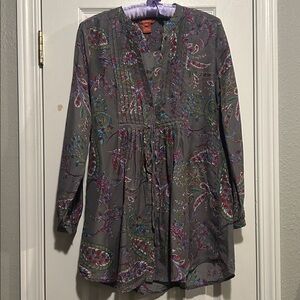 Sundance catalogue Silk Spellbound paisley tunic